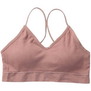 内衣女无钢圈大胸显小美背文胸薄款聚拢小胸学生少女运动背心胸罩