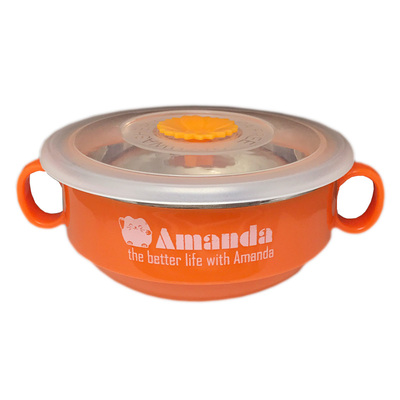 304不锈钢儿童汤碗幼儿园保鲜