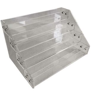 亚克力化妆品货架指甲油展架香水架子精品展示架格子拆装展架