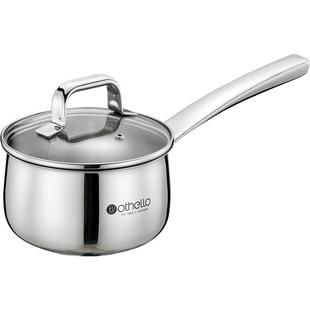 欧德罗18/10不锈钢奶锅 家用婴儿辅食热奶锅不粘锅牛奶迷你小汤锅