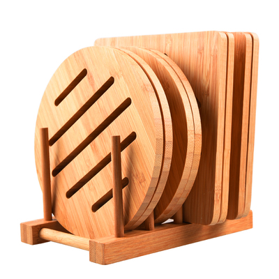 楠竹砂锅圆形厨房隔热垫