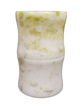 圆形天然竹节毛笔送人礼物摆件