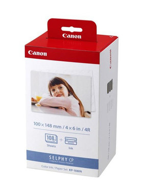 原装佳能6寸相纸适用于CP910/CP1300/CP1200热升华打印机P型纸盒