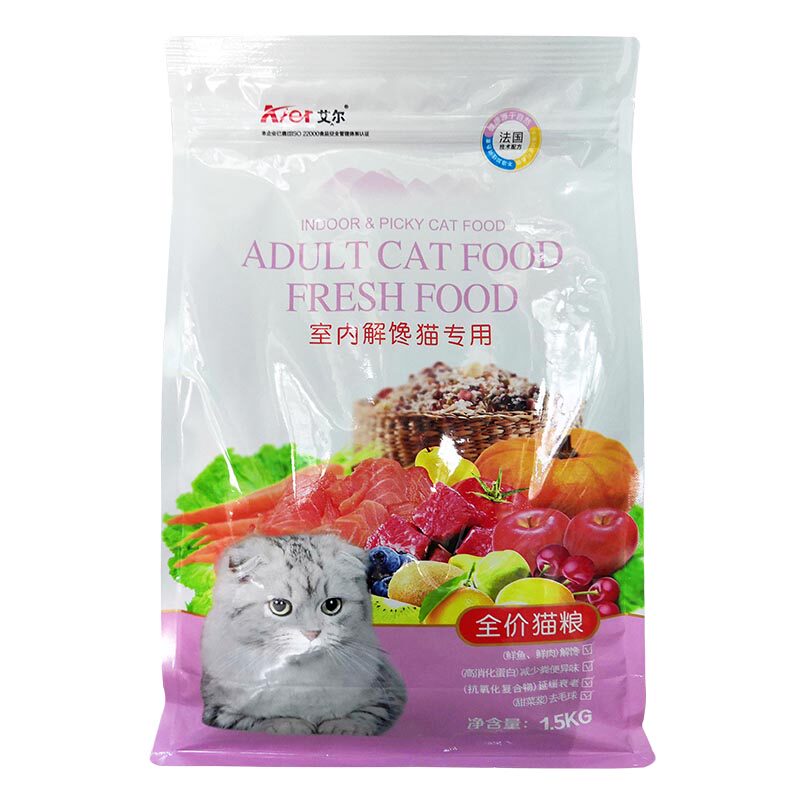 艾尔猫粮成幼增肥发腮营养不掉毛