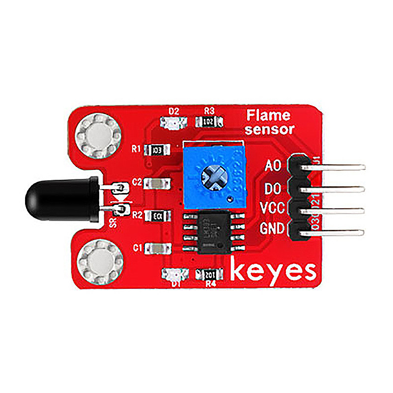 Keyes火焰传感器模块火源探测模块兼容arduino树莓派microbit环保
