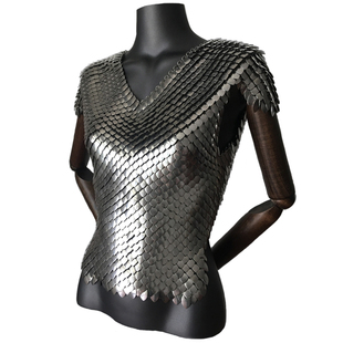 幻想鳞片盔甲 魔兽世界 银鳞胸甲 鬼刀风铃 龙鳞甲片材料非完成品