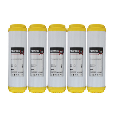 净水器10寸平口T33后置活性炭