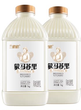 雪原酸奶兰格格马苏桶装1kgx4