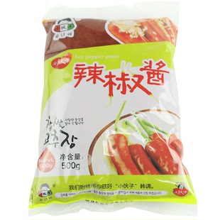 韩式小伙子辣酱500g*3石锅拌饭辣椒酱炒年糕甜辣酱韩调火锅酱蘸酱