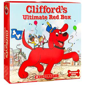 英文原版 Clifford Ultimate Red Box 大红狗克利弗 10本盒装 儿童英语启蒙平装绘本 亲子阅读睡前故事书幼儿 内容幽默有趣 3-6岁