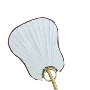 宫廷汉服扇子芭蕉圆形空白绢宣纸扇面团扇绘画扇子熟宣儿童节礼物