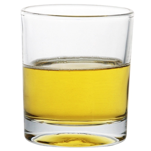 酒店宾馆加厚耐热水杯啤酒杯子漱口杯茶杯钢化玻璃直身茶杯