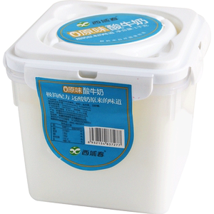 【西域春】大桶装老酸奶1000g*1桶