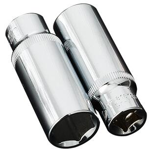 华丰巨箭10mm3/8镜面铬钒钢加长六角套筒汽保维修工具