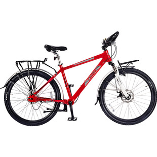 佳德兴新型无链条传动轴长途运动休闲男女通用禧玛诺内七速自行车