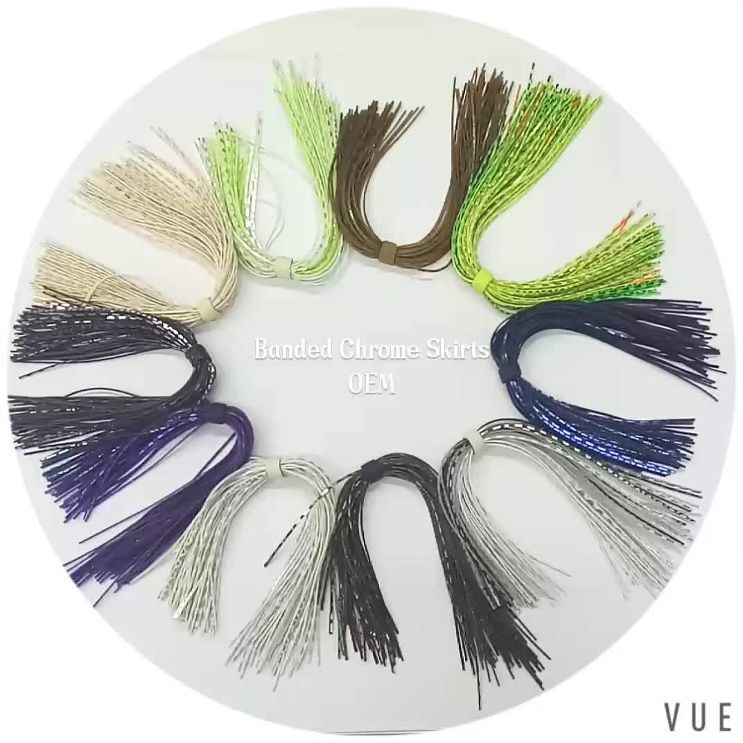 Wholesale Baitfish Silicone Skirts,Fishing Jig Rubber Lure Skirt Buy