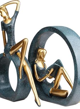 创意欧式风家居摆设酒柜装饰品