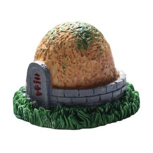 沙具坟墓摆件心理咨询沙盘建筑类模型仿真工艺儿童过家家树脂玩具