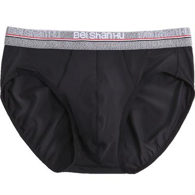 超薄款半透明裆部单层三角内裤