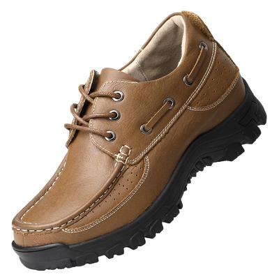 户外休闲鞋内增高8公分软底软面