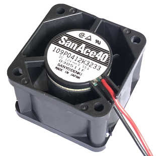 暴力风机4cm厘米大风量日本三洋12V4028双滚珠交换机散热风扇增压