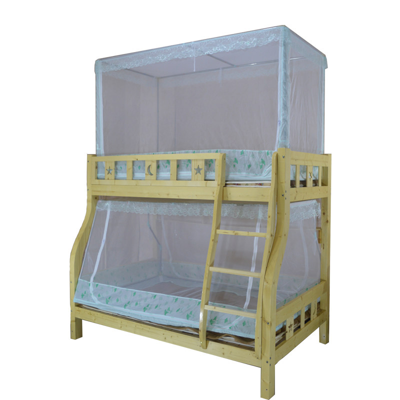 梯形学生蒙古包高低床上下铺子母床蚊帐带书架150cm0.9m1.2米1.5