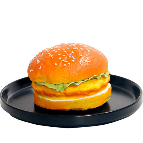 仿真汉堡模型炸鸡烤鸡中尖翅肯德基食品鸡腿炸虾食物玩具薯条道具