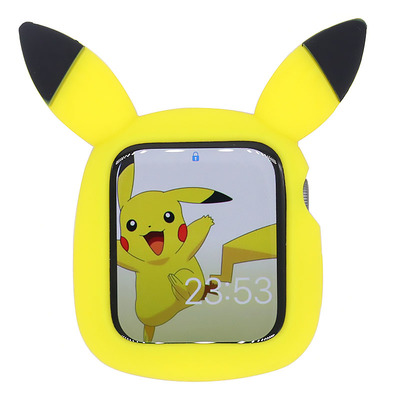 苹456SE果保护套卡通硅胶表带