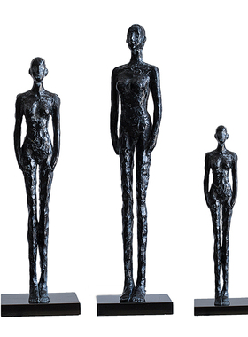 金属抽象人物欧式风雕塑艺术品