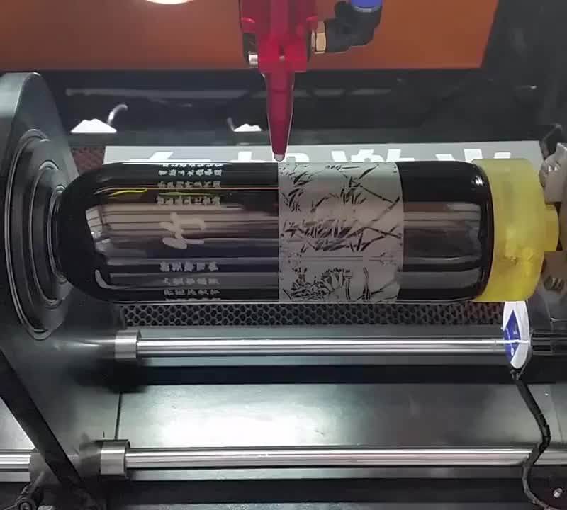 5030 3d Glass Cube Rotary Laser Engraver Engraving Machine Buy 3d