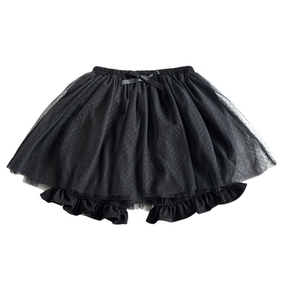 Dolly＋Delly针织网纱南瓜裤