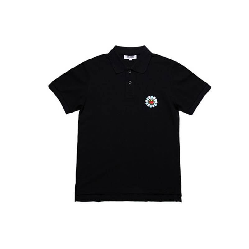 【现货】 Trunks 15SS Polo衫 刺绣 村上隆 太阳花 短袖 T恤