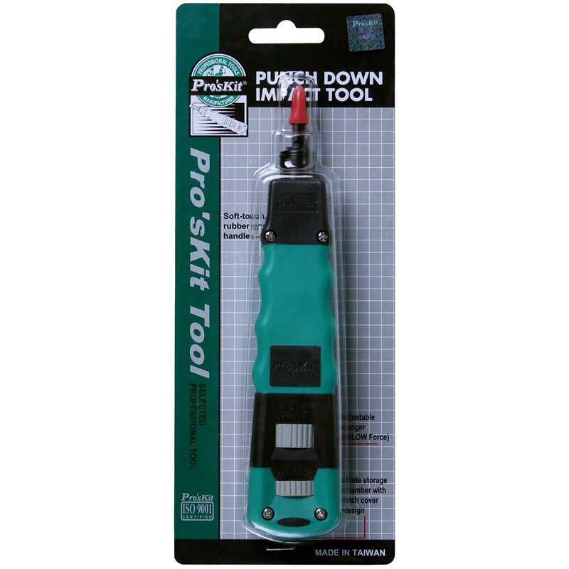 宝工CP-3148双色防滑调力型网线首工打线器110打线刀卡线板工具