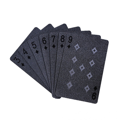 创意黄金色塑料德州定制扑克牌