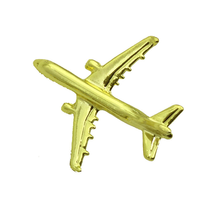 胸针定制纪念航空镀金