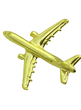 胸针定制纪念航空镀金