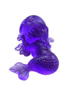 手工制作水晶滴胶diy材料胖美人鱼号角天使磨砂硅胶模具饰品配件