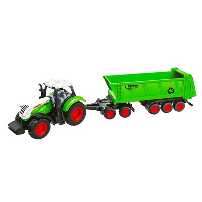 合金农夫车拖拉机仿真滑行