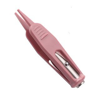 宝宝发光鼻屎夹子婴儿鼻屎清洁器儿童鼻孔清洁镊子带灯挖鼻屎神器