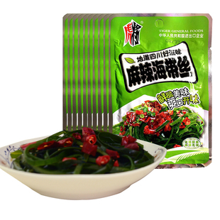 虎将麻辣海带22g袋 开袋即食海带丝零食香辣咸菜下饭菜榨菜