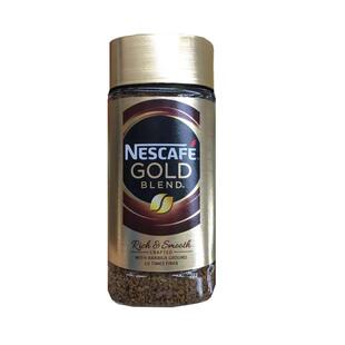 原装进口雀巢Gold金牌冻干黑咖啡200克/瓶无蔗糖速溶微研磨纯咖啡