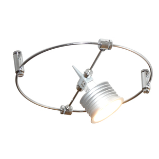 走线灯金属感工业风射灯led 轨道灯拉线灯钢丝钢索灯简约家用暖光