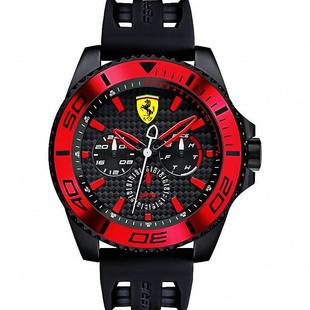 代购正品法拉利手表Ferrari男表硅胶表带 Scuderia XX Kers运动表