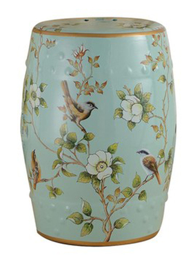 手绘陶瓷门厅换鞋凳