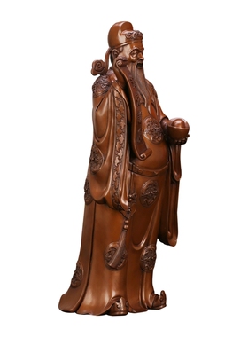 紫铜如意开业礼品摆设财神