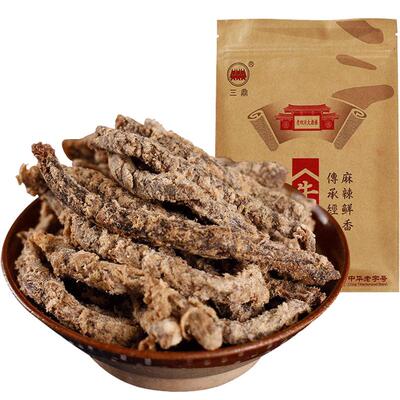三鼎500g酒楼四川特产斤装牛肉干
