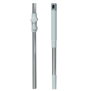 美添乐手压旋转拖把杆通用好神拖配件双驱动加粗不锈钢杆原装正品