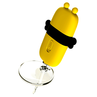 小白熊掏耳勺LED发光挖耳勺超亮硅胶软头套带灯婴儿童掏耳宝0897