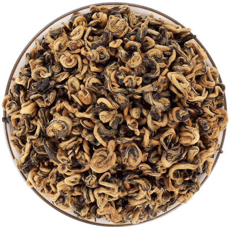 上集 滇红金螺云南凤庆蜜香滇红茶古树红茶茶叶红碧螺散装非 特级