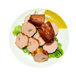 佳木斯力佳松花鸡腿肠140g东北特产皮蛋鸡肉熏肠鸡皮肠满10根包邮